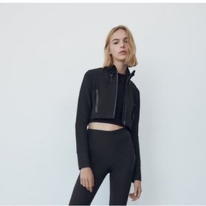Cropped Workout Jacket